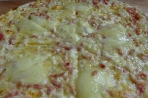Tarte flambée Chèvre Miel